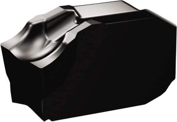 Sandvik Coromant - QDE CO 1105 Grade, 0.0787" Cutting Width, Carbide Cutoff Insert - 0.0039" Cnr Rad, TiAlN Coated - Industrial Tool & Supply