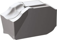 Sandvik Coromant - QDF CM H13A Grade, 0.0984" Cutting Width, Carbide Cutoff Insert - 0.0079" Cnr Rad - Industrial Tool & Supply