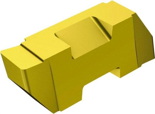 Sandvik Coromant - 2TLGP Grade 2135, 0.79mm Cutting Width Carbide Grooving Insert - 1.27mm Max Depth of Cut, Right Hand, 0.09mm Corner Radius, TiCN/Al2O3/TiN Finish - Industrial Tool & Supply