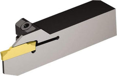 Sandvik Coromant - QS, Internal or External, Right Hand, 0.32" Max Depth of Cut, Indexable Grooving Tool Holder - N123D2-0150-0002-CM Insert Compatibility, 5/8" Shank Height, 5/8" Shank Width, 2.7559" OAL - Industrial Tool & Supply