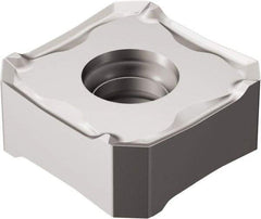 Sandvik Coromant - 345R1305 KL Grade H13A Carbide Milling Insert - Uncoated, 5.6mm Thick, 13mm Inscribed Circle, 0.8mm Corner Radius - Industrial Tool & Supply
