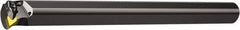 Sandvik Coromant - 1.7047" Min Bore Diam, 12" OAL, 1-1/4" Shank Diam, A..DDUNR/L Indexable Boring Bar - Wedge Holding Method - Industrial Tool & Supply