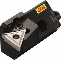 Sandvik Coromant - PTFNR, Right Hand Cut, 0° Lead Angle, 20mm Shank Height x 16mm Shank Width, Negative Rake Indexable Turning Toolholder - 55mm OAL, TNMG 332 Insert Compatibility, Series T-Max P - Industrial Tool & Supply