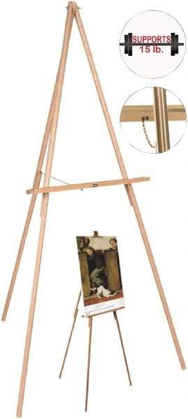 MasterVision - Folding Easel - 60" High - Industrial Tool & Supply