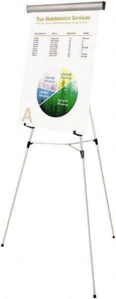 MasterVision - Folding Easel - 69" High - Industrial Tool & Supply