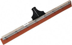 SEYMOUR-MIDWEST - 24-3/8" Rubber Blade Floor Squeegee - Threaded End, Single Edge, Aluminum Holder - Industrial Tool & Supply