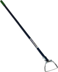 SEYMOUR-MIDWEST - 3" High x 6" Wide Square Steel Hoe - 60" Long Aluminum Straight Handle, No Step - Industrial Tool & Supply