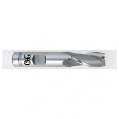 3/4 Dia. x 3-9/16 Overall Length 2-Flute Square End HSS-CO SE End Mill-Round Shank-Center Cutting-Uncoated - Industrial Tool & Supply