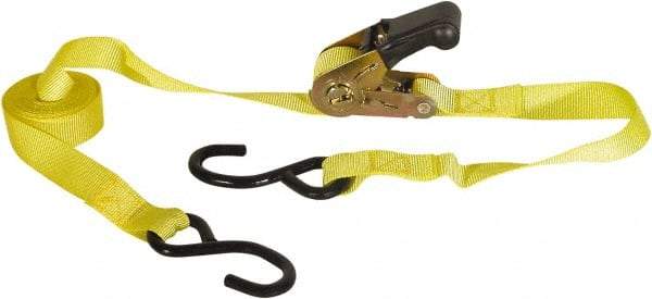 Buyers Products - 12' Long x 1" Wide, 1,800 Lb Basket Capacity, Nylon Web Sling - Yellow - Industrial Tool & Supply