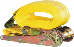 Buyers Products - 27' Long x 3" Wide, 15,000 Lb Basket Capacity, Nylon Web Sling - Yellow - Industrial Tool & Supply