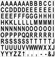 MasterVision - Black, 3/4" High Magnetic Letters - Includes Interchangeable Magnetic Characters, For Use with Magnetic Dry Erase Boards - Industrial Tool & Supply