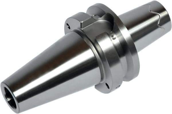 HAIMER - 10mm Hole Diam, BT40 Taper Shank Shrink Fit Tool Holder & Adapter - 160mm Projection, 24mm Nose Diam, 42mm Clamping Depth, 25,000 RPM, Through Coolant - Exact Industrial Supply