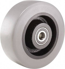 Hamilton - 6 Inch Diameter x 2 Inch Wide, Polyurethane on Cast Iron Caster Wheel - 1,620 Lb. Capacity, 2-1/2 Inch Hub Length, 1/2 Inch Axle Diameter, Sealed Precision Ball Bearing - Industrial Tool & Supply