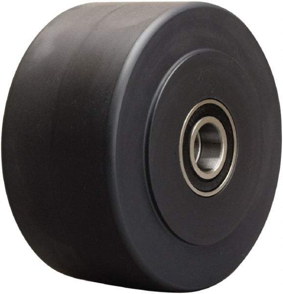 Hamilton - 6 Inch Diameter x 3 Inch Wide, Nylon Caster Wheel - 5,400 Lb. Capacity, 3-1/4 Inch Hub Length, 1-1/4 Inch Axle Diameter, Precision Ball Bearing - Industrial Tool & Supply