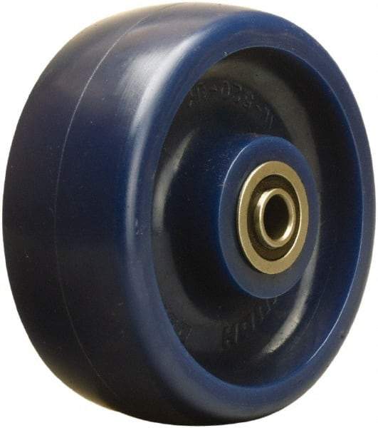 Hamilton - 5 Inch Diameter x 2 Inch Wide, Polyurethane Caster Wheel - 900 Lb. Capacity, 2-7/16 Inch Hub Length, 1/2 Inch Axle Diameter, Sealed Precision Ball Bearing - Industrial Tool & Supply