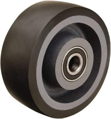 Hamilton - 5 Inch Diameter x 2 Inch Wide, Polyurethane on Cast Iron Caster Wheel - 1,360 Lb. Capacity, 2-1/2 Inch Hub Length, 3/4 Inch Axle Diameter, Tapered Roller Bearing - Industrial Tool & Supply