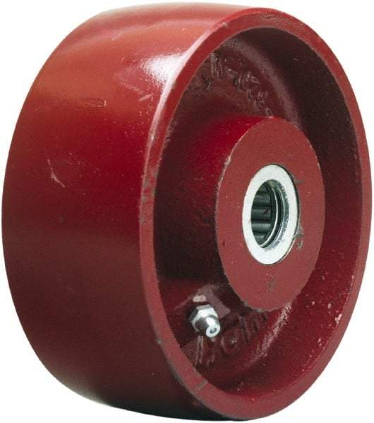 Hamilton - 5 Inch Diameter x 3 Inch Wide, Cast Iron Caster Wheel - 1,500 Lb. Capacity, 3-1/4 Inch Hub Length, 3/4 Inch Axle Diameter, Tapered Roller Bearing - Industrial Tool & Supply