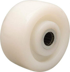 Hamilton - 4 Inch Diameter x 2 Inch Wide, Nylon Caster Wheel - 800 Lb. Capacity, 2-3/16 Inch Hub Length, 1/2 Inch Axle Diameter, Straight Roller Bearing - Industrial Tool & Supply