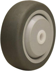 Hamilton - 3-1/2 Inch Diameter x 1-3/8 Inch Wide, Rubber on Thermoplastic Caster Wheel - 240 Lb. Capacity, 1-5/8 Inch Hub Length, 3/8 Inch Axle Diameter, Ball Bearing - Industrial Tool & Supply
