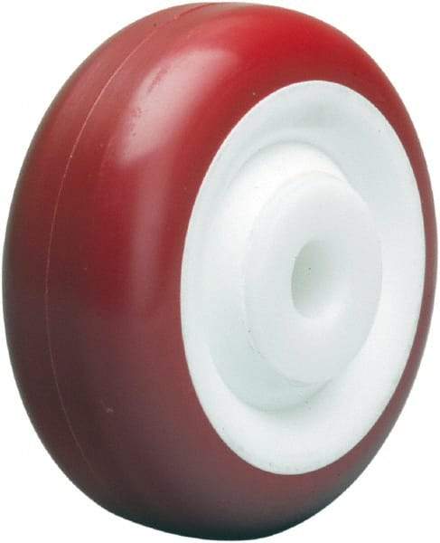 Hamilton - 3-1/2 Inch Diameter x 1-3/8 Inch Wide, Polyurethane on Polypropylene Caster Wheel - 350 Lb. Capacity, 1-1/2 Inch Hub Length, 1/2 Inch Axle Diameter, Delrin Bearing - Industrial Tool & Supply
