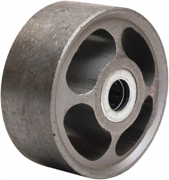 Hamilton - 3 Inch Diameter x 1-1/4 Inch Wide, Sintered Iron Caster Wheel - 250 Lb. Capacity, 1-9/16 Inch Hub Length, 3/8 Inch Axle Diameter, Straight Roller Bearing - Industrial Tool & Supply