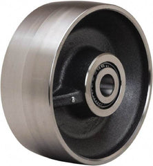 Hamilton - 10 Inch Diameter x 4 Inch Wide, Forged Steel Caster Wheel - 18,000 Lb. Capacity, 4-1/4 Inch Hub Length, 1-1/4 Inch Axle Diameter, Tapered Roller Bearing - Industrial Tool & Supply
