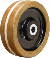 Hamilton - 10 Inch Diameter x 3 Inch Wide, Phenolic Caster Wheel - 3,600 Lb. Capacity, 3-1/4 Inch Hub Length, 1-1/4 Inch Axle Diameter, Straight Roller Bearing - Industrial Tool & Supply