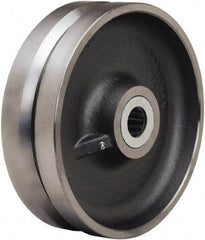 Hamilton - 10 Inch Diameter x 3 Inch Wide, Forged Steel Caster Wheel - 3,600 Lb. Capacity, 3-1/4 Inch Hub Length, 2-3/16 Inch Axle Diameter, Plain Bore Bearing - Industrial Tool & Supply