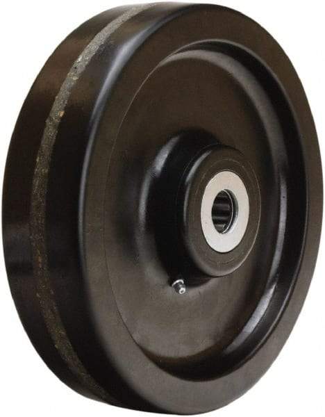 Hamilton - 10 Inch Diameter x 2-1/2 Inch Wide, Phenolic Caster Wheel - 2,500 Lb. Capacity, 3-1/4 Inch Hub Length, 1-1/4 Inch Axle Diameter, Straight Roller Bearing - Industrial Tool & Supply