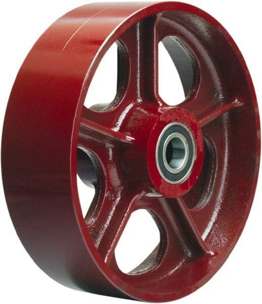 Hamilton - 10 Inch Diameter x 2-1/2 Inch Wide, Cast Iron Caster Wheel - 2,500 Lb. Capacity, 3-1/4 Inch Hub Length, 3/4 Inch Axle Diameter, Precision Ball Bearing - Industrial Tool & Supply