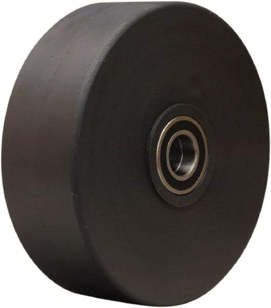 Hamilton - 12 Inch Diameter x 4 Inch Wide, Nylon Caster Wheel - 10,000 Lb. Capacity, 4-1/4 Inch Hub Length, 1 Inch Axle Diameter, Precision Ball Bearing - Industrial Tool & Supply