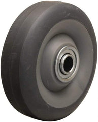 Hamilton - 4 Inch Diameter x 1-3/8 Inch Wide, Rubber on Thermoplastic Caster Wheel - 250 Lb. Capacity, 1-9/16 Inch Hub Length, 1/2 Inch Axle Diameter, Stainless Steel Ball Bearing - Industrial Tool & Supply