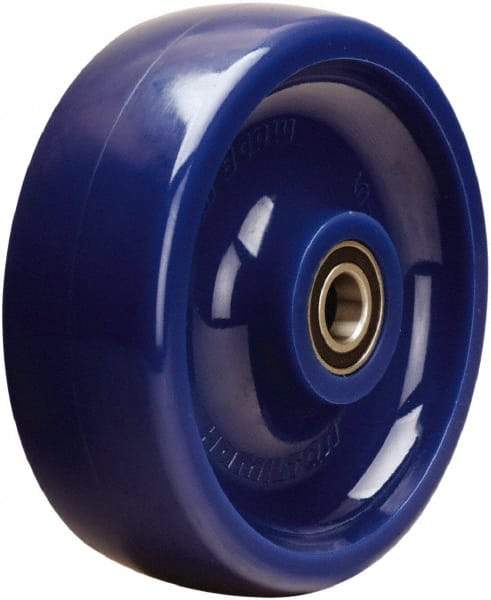 Hamilton - 6 Inch Diameter x 2 Inch Wide, Polyurethane Caster Wheel - 1,100 Lb. Capacity, 2-7/16 Inch Hub Length, 1/2 Inch Axle Diameter, Sealed Precision Ball Bearing - Industrial Tool & Supply