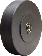 Hamilton - 8 Inch Diameter x 2 Inch Wide, Nylon Caster Wheel - 2,500 Lb. Capacity, 2-1/4 Inch Hub Length, 1/2 Inch Axle Diameter, Precision Ball Bearing - Industrial Tool & Supply