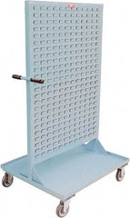 Jamco - Louvered Panel Cart - 36 Inch Overall Width x 30 Inch Overall Depth x 68 Inch Overall Height - Industrial Tool & Supply
