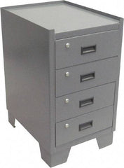 Jamco - Locking Storage Cabinet - Steel, 24" Wide x 18" Deep x 33" High, Gray - Industrial Tool & Supply