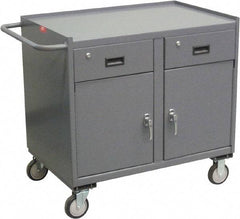 Jamco - Mobile Storage Cabinet - Steel, 36" Wide x 24" Deep x 36" High, Gray - Industrial Tool & Supply