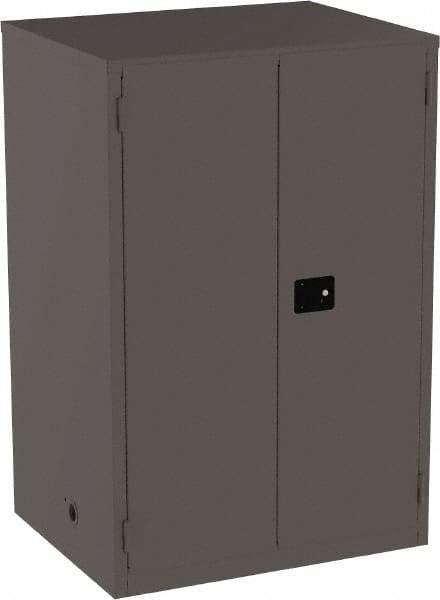 Jamco - 4 Shelf Security Storage Cabinet - Steel, 34" Wide x 43" Deep x 65" High, Gray - Industrial Tool & Supply