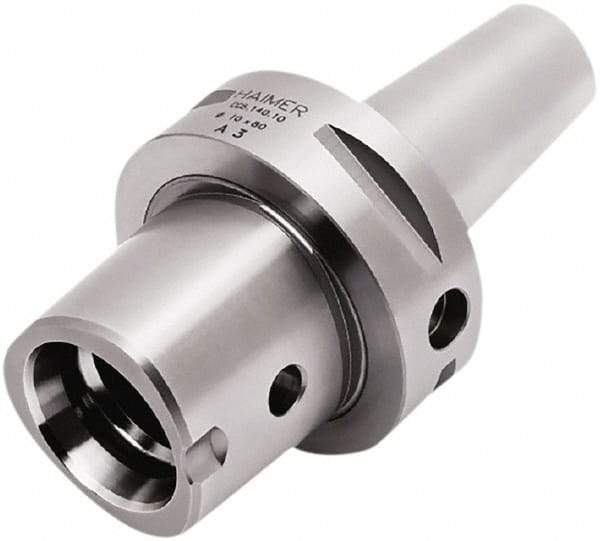 HAIMER - 12mm Hole Diam, C6 Taper Shank Shrink Fit Tool Holder & Adapter - 130mm Projection, 24mm Nose Diam, 47mm Clamping Depth, 25,000 RPM - Exact Industrial Supply