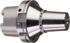 HAIMER - 1-1/2" Hole Diam, HSK125A Taper Shank Shrink Fit Tool Holder & Adapter - 3.43" Projection, 3.23" Nose Diam, 3.46" Clamping Depth, 25,000 RPM, Through Coolant - Exact Industrial Supply