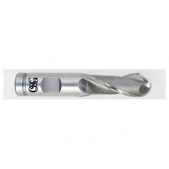 1'' Dia. - 4-3/4'' OAL - Bright M-42 Cobalt - Ball End SE EM - 2 FL - Industrial Tool & Supply