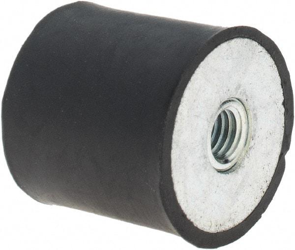 KIPP - M8 Plate/Plate Vibration Isolator - 30mm Diam, 30mm High - Industrial Tool & Supply