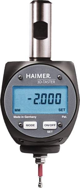 HAIMER - Positioning Indicators Type: Electronic Positioning Indicator Point Diameter (mm): 4.00 - Industrial Tool & Supply