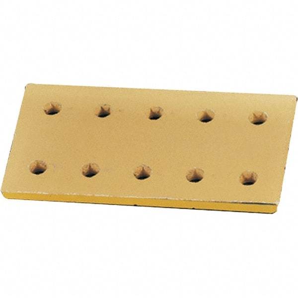 Dynabrade - 7" Long x 3.6667" Wide Power Sander Punch Plate - For Use with Dynabug Orbital Sanders - Industrial Tool & Supply