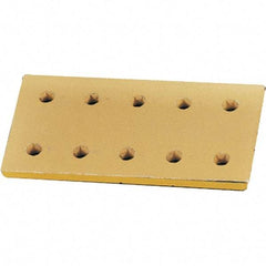 Dynabrade - 7" Long x 3.6667" Wide Power Sander Punch Plate - For Use with Dynabug Orbital Sanders - Industrial Tool & Supply