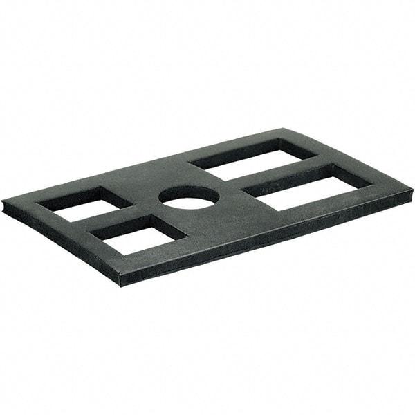 Dynabrade - 1/4" Thick, Polymer, Machinery Leveling Pad & Mat - 15,000 Lb Max Load - Industrial Tool & Supply