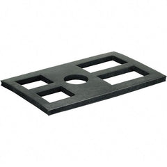 Dynabrade - 1/4" Thick, Polymer, Machinery Leveling Pad & Mat - 15,000 Lb Max Load - Industrial Tool & Supply