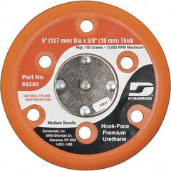 Dynabrade - 5" Diam Disc Backing Vacuum Replacement Pad - Medium Density, 13,000 RPM - Industrial Tool & Supply
