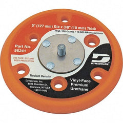 Dynabrade - 5" Diam Disc Backing Vacuum Replacement Pad - Medium Density, 13,000 RPM - Industrial Tool & Supply