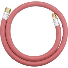 Dynabrade - 3/8" ID 3.3' Long Hose - Male/Female Ends, 90 Working psi, Red - Industrial Tool & Supply